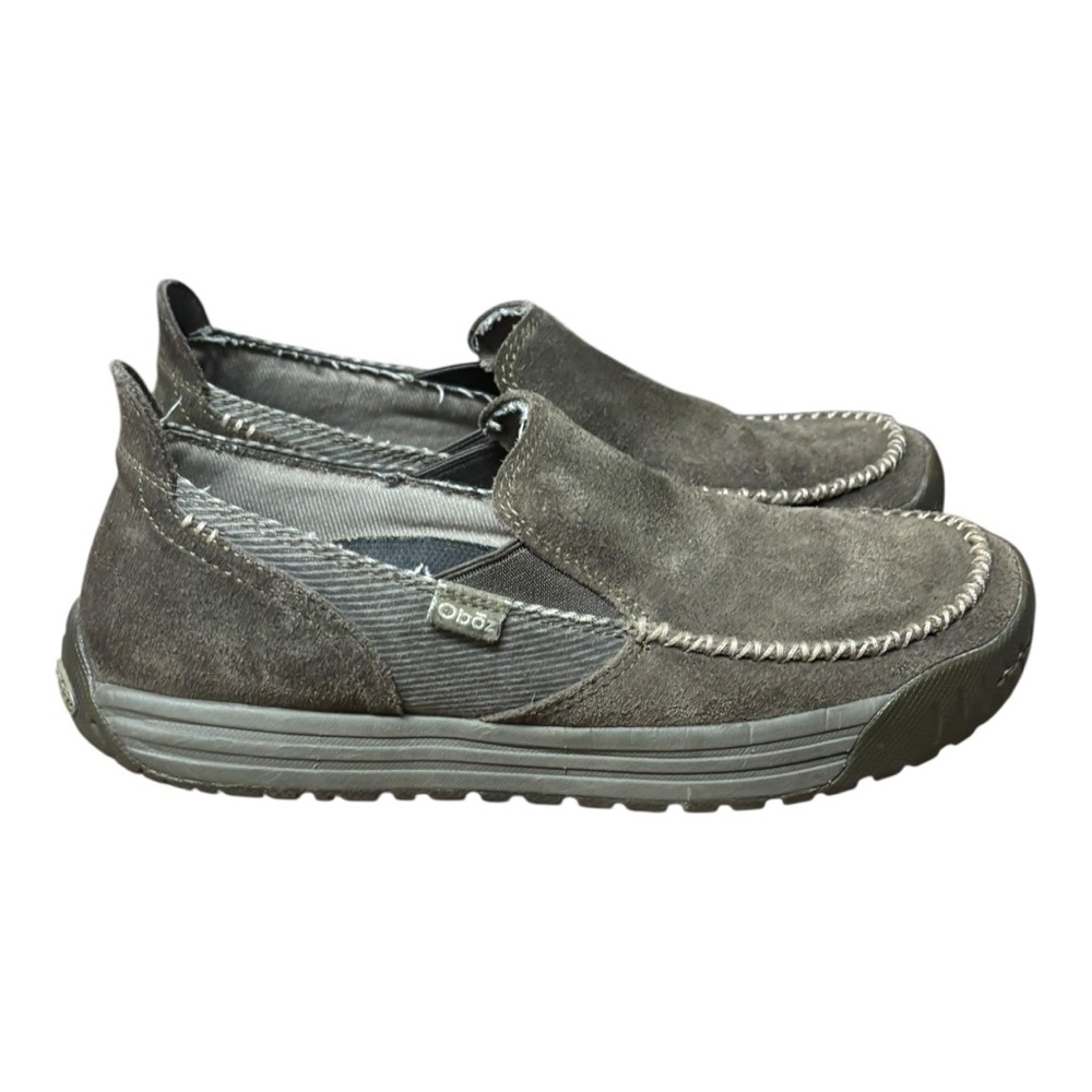 Oboz Shoes Men’s size 10 Cody‎ Slip On casual suede brown gray